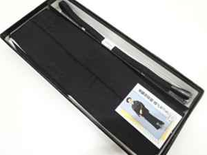 未使用品　正絹　喪服用　手組帯締め・帯揚げセット